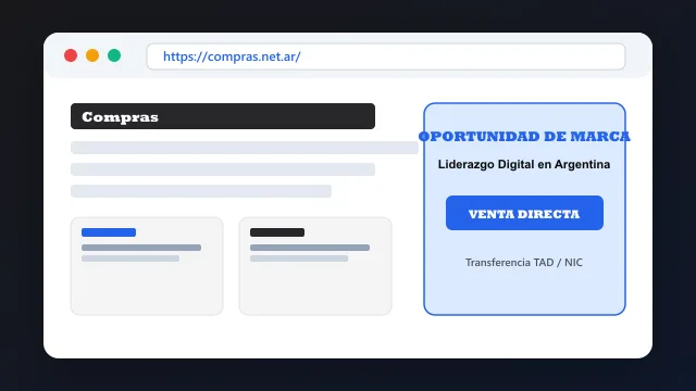 Modelo de aplicación comercial y proyectos digitales para compras.net.ar